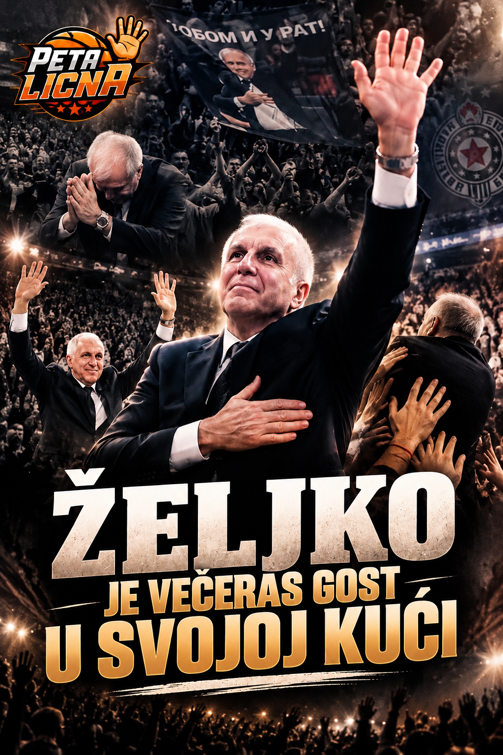 ŽELJKO SE VRAĆA KUĆI: Čovjek koji je Partizanu vratio snove, a navijačima vjeru da je sve moguće